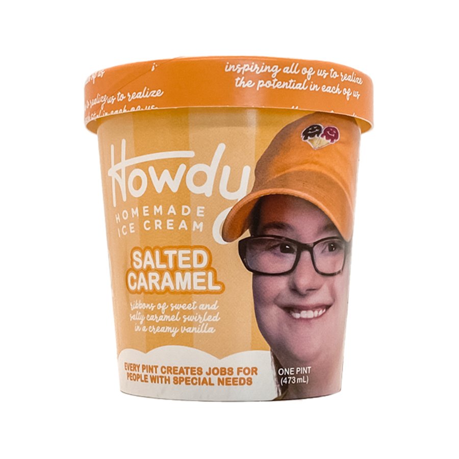 Howdy Homemade Salted Caramel Ice Cream Shop Ice Cream & Treats at HEB