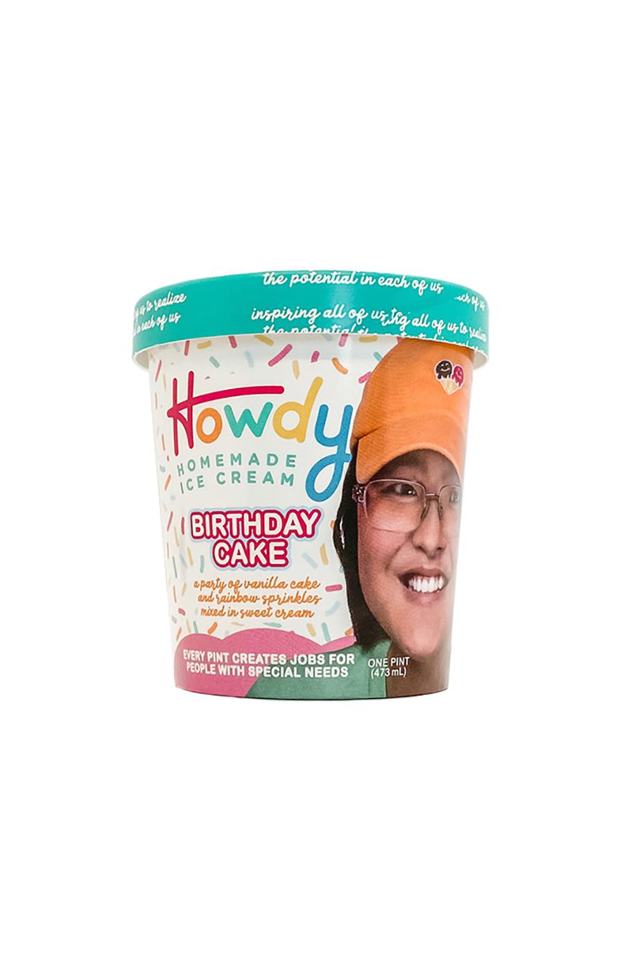 Howdy Homemade Birthday Cake Ice Cream Shop Ice cream at HEB