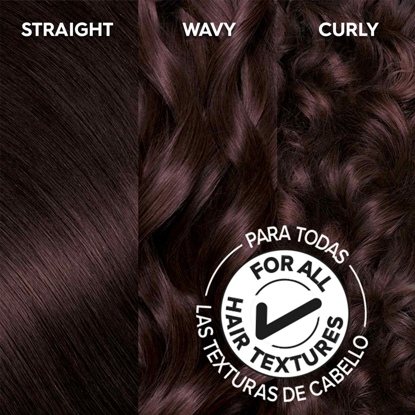 Garnier Olia Oil Powered Ammonia Free Permanent Hair Color 4.12 Dark Iridescent Brown; image 18 of 19