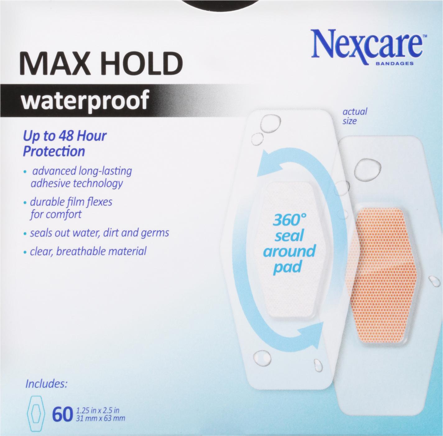 Nexcare Max Hold Waterproof Clear Bandages; image 3 of 3