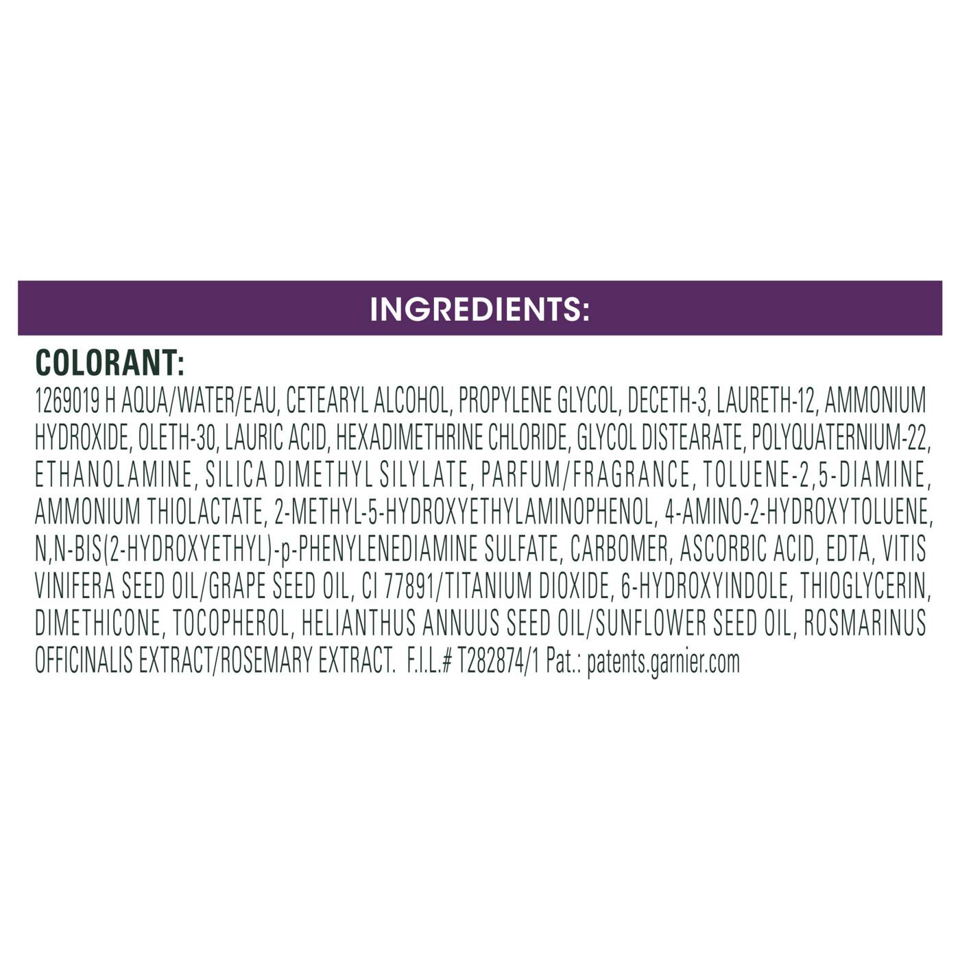 Garnier Nutrisse Ultra Color Nourishing Bold Permanent Hair Color Creme P2 Intense Purple; image 12 of 14