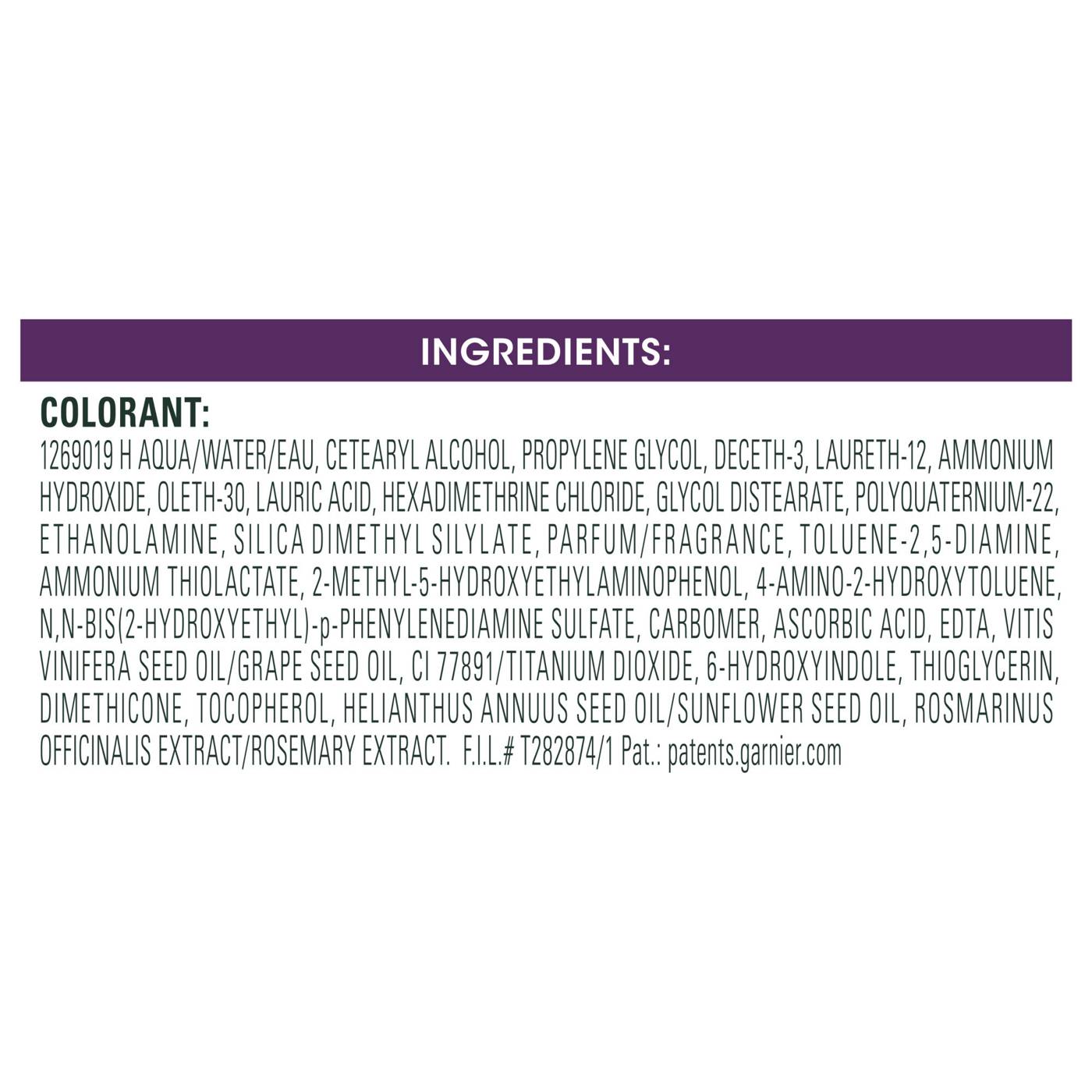 Garnier Nutrisse Ultra Color Nourishing Bold Permanent Hair Color Creme P2 Intense Purple; image 4 of 14