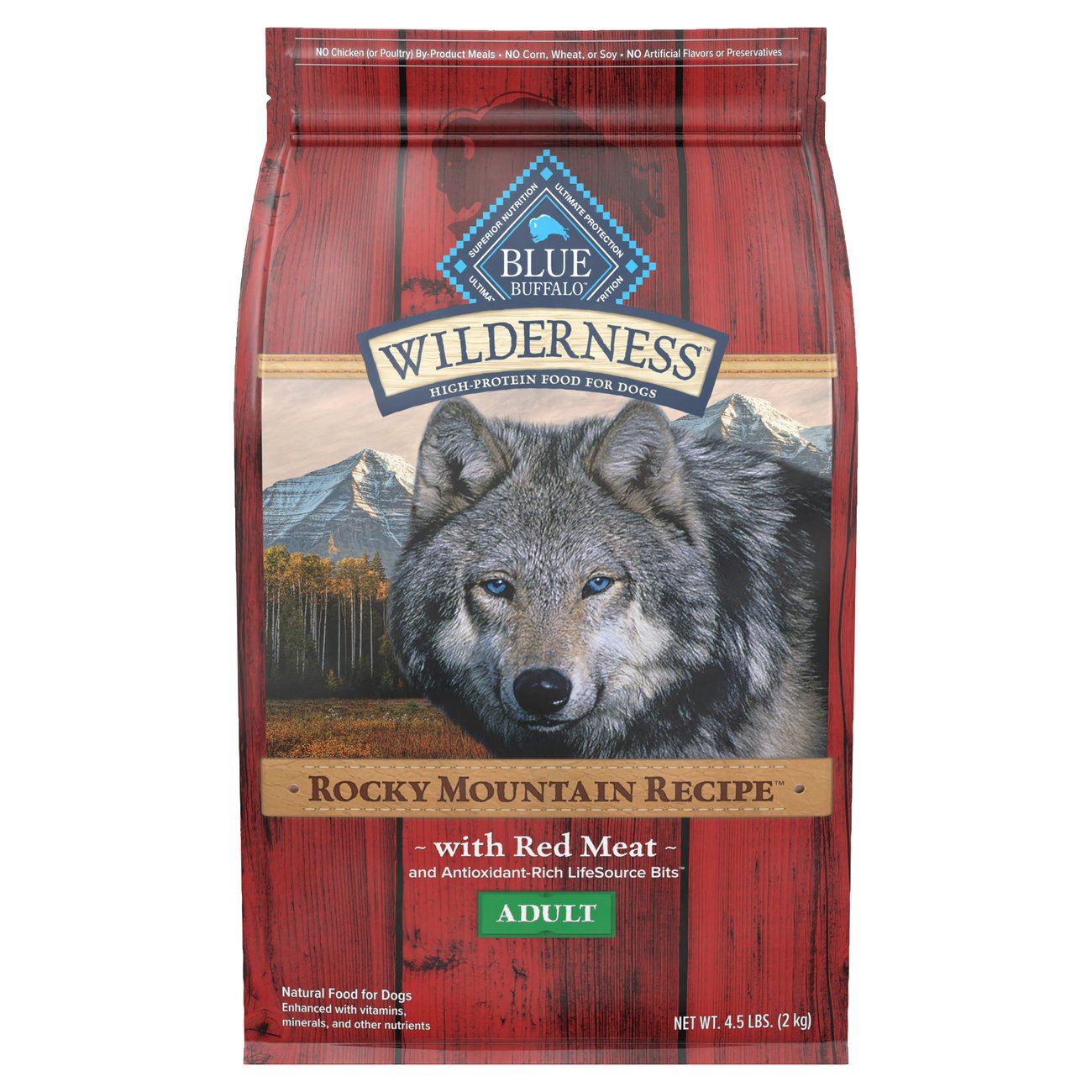 Blue Buffalo Wilderness Rocky Mountain Recipe with Red Meat Dry