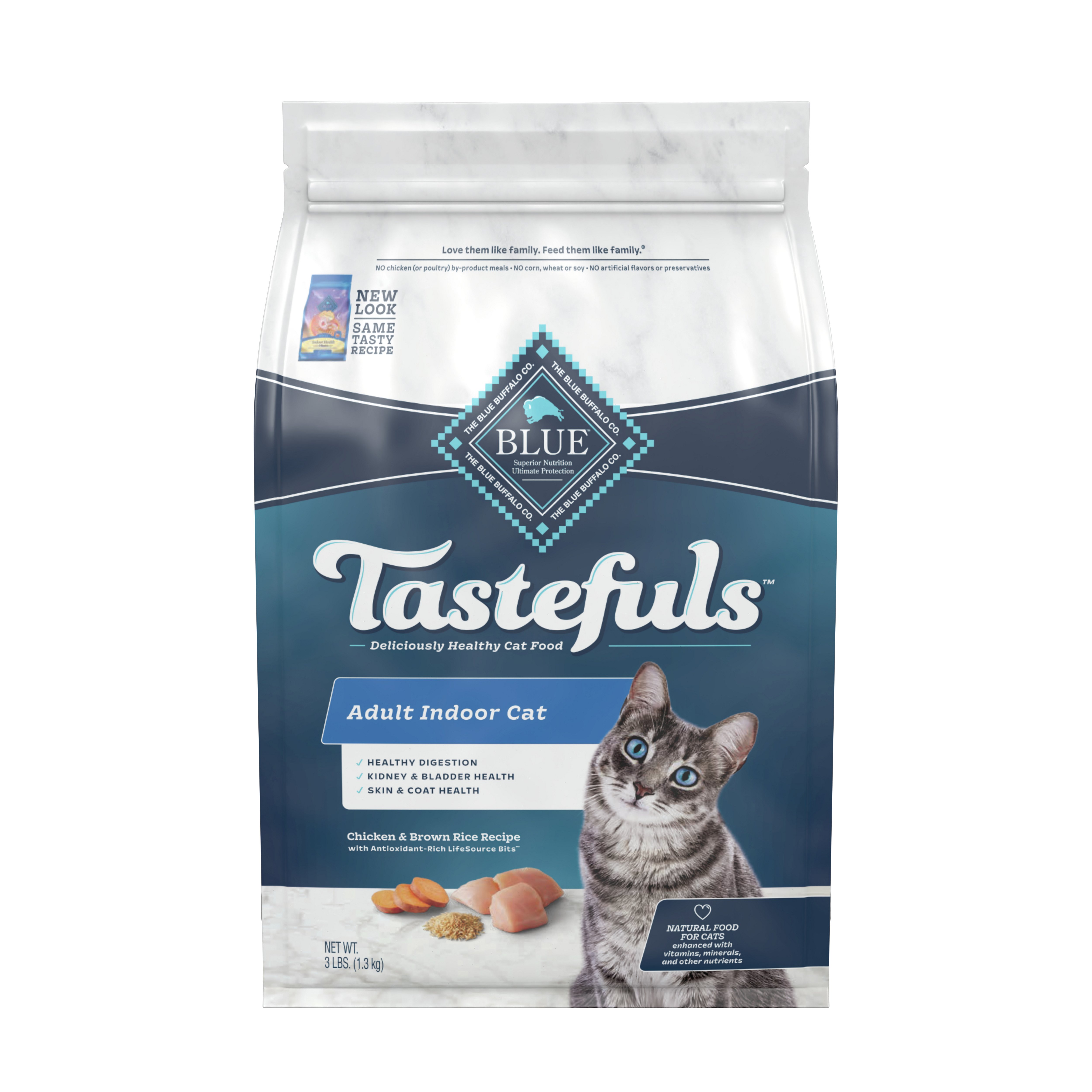 Blue Buffalo Tastefuls Indoor Natural Adult Dry Cat Food Chicken