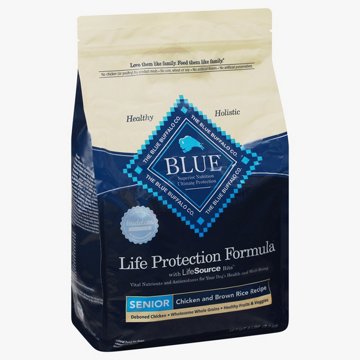 Blue Buffalo Life Protection Formula Chicken & Brown Rice Recipe Dry Senior Dog Food, 5 lb