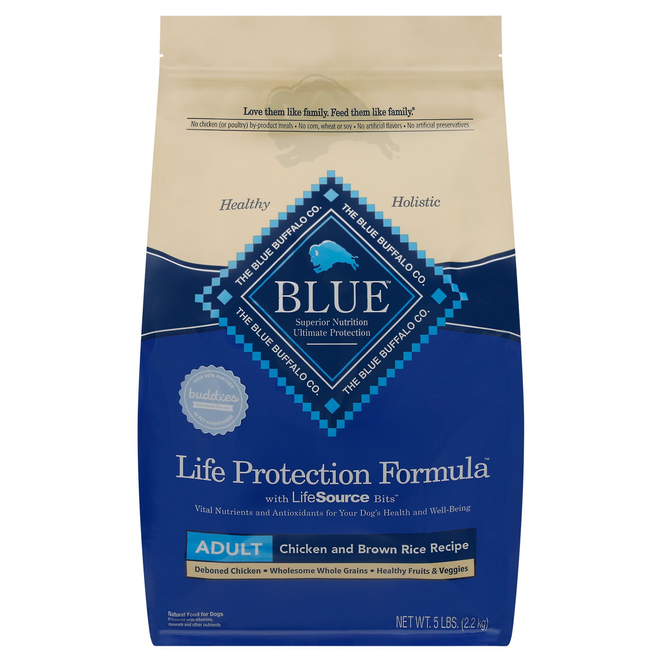 Blue Buffalo Life Protection Formula Dry Dog Food Chicken And Brown