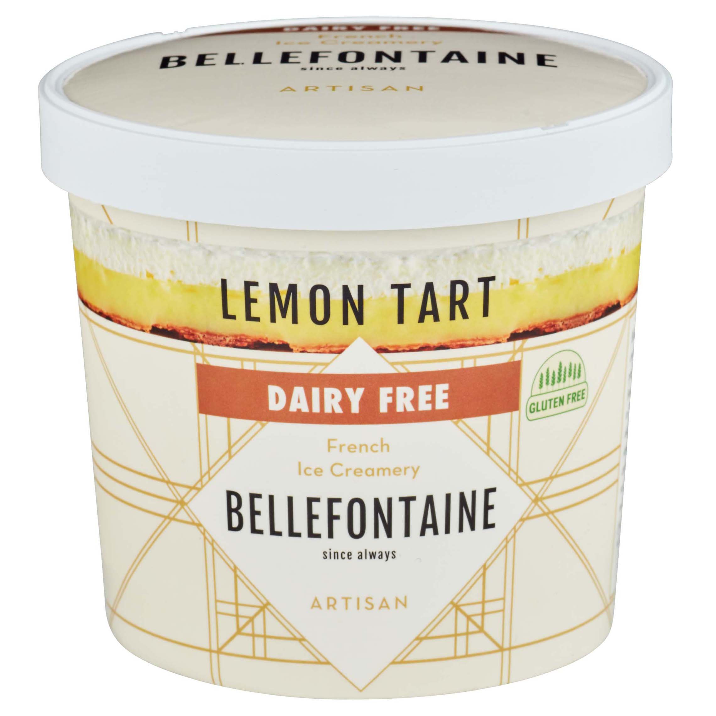 Bellefontaine Frozen DairyFree Sorbet Lemon Tart Shop Ice cream at