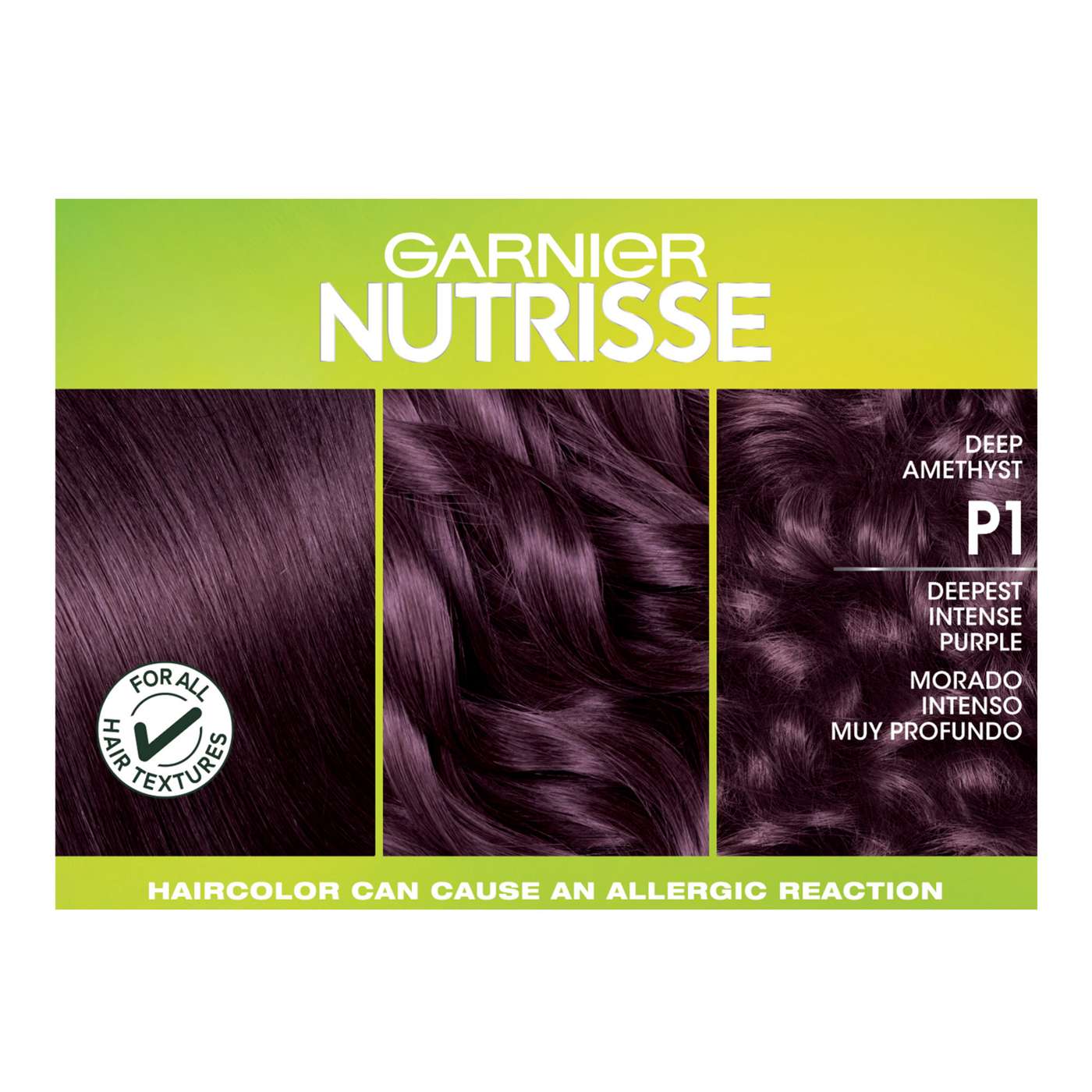 Garnier Nutrisse Ultra Color Nourishing Permanent Hair Color Creme P1 Deepest Intense Purple; image 15 of 16