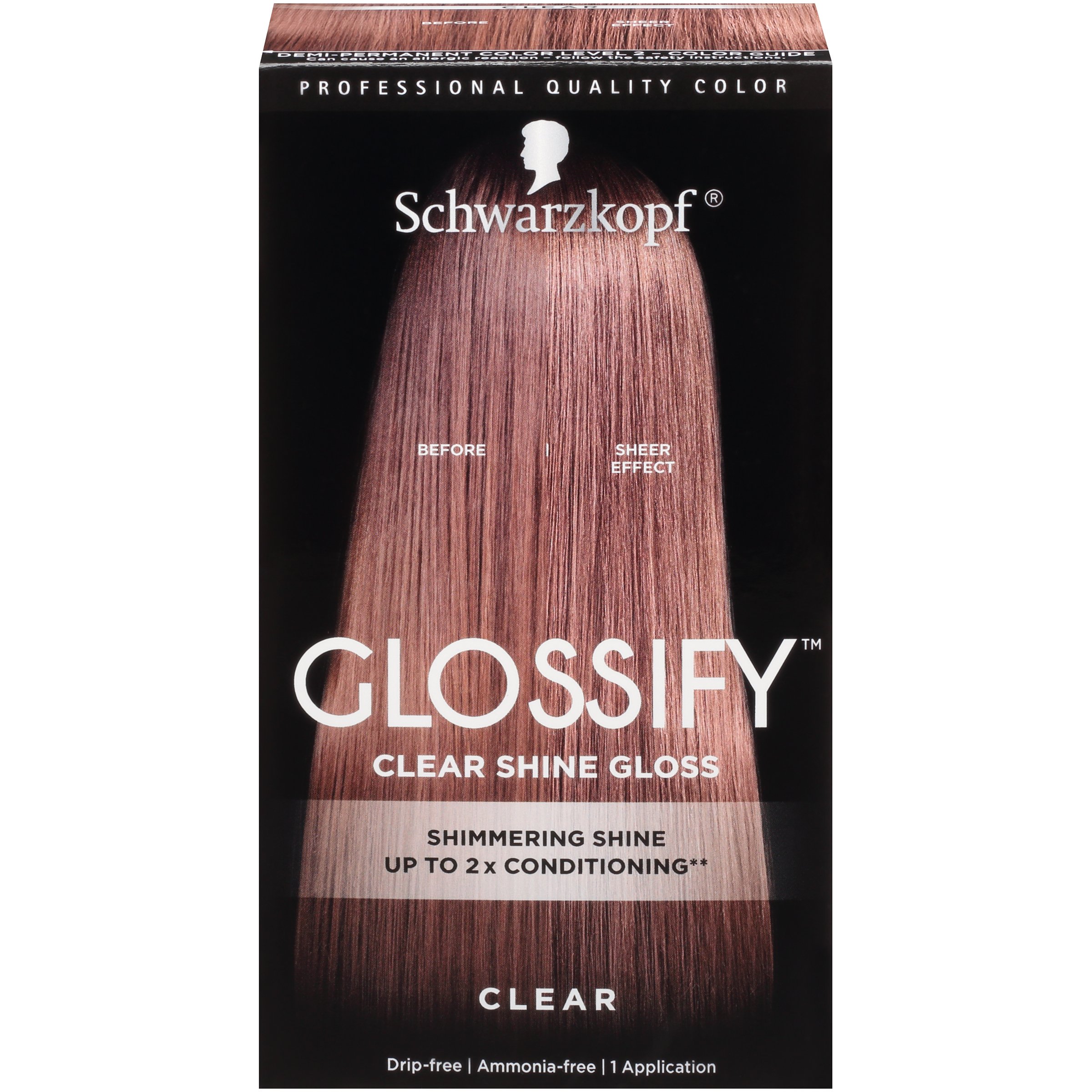 Schwarzkopf Glossify Clear Hair Gloss Kit - Shop Hair color at H-E-B