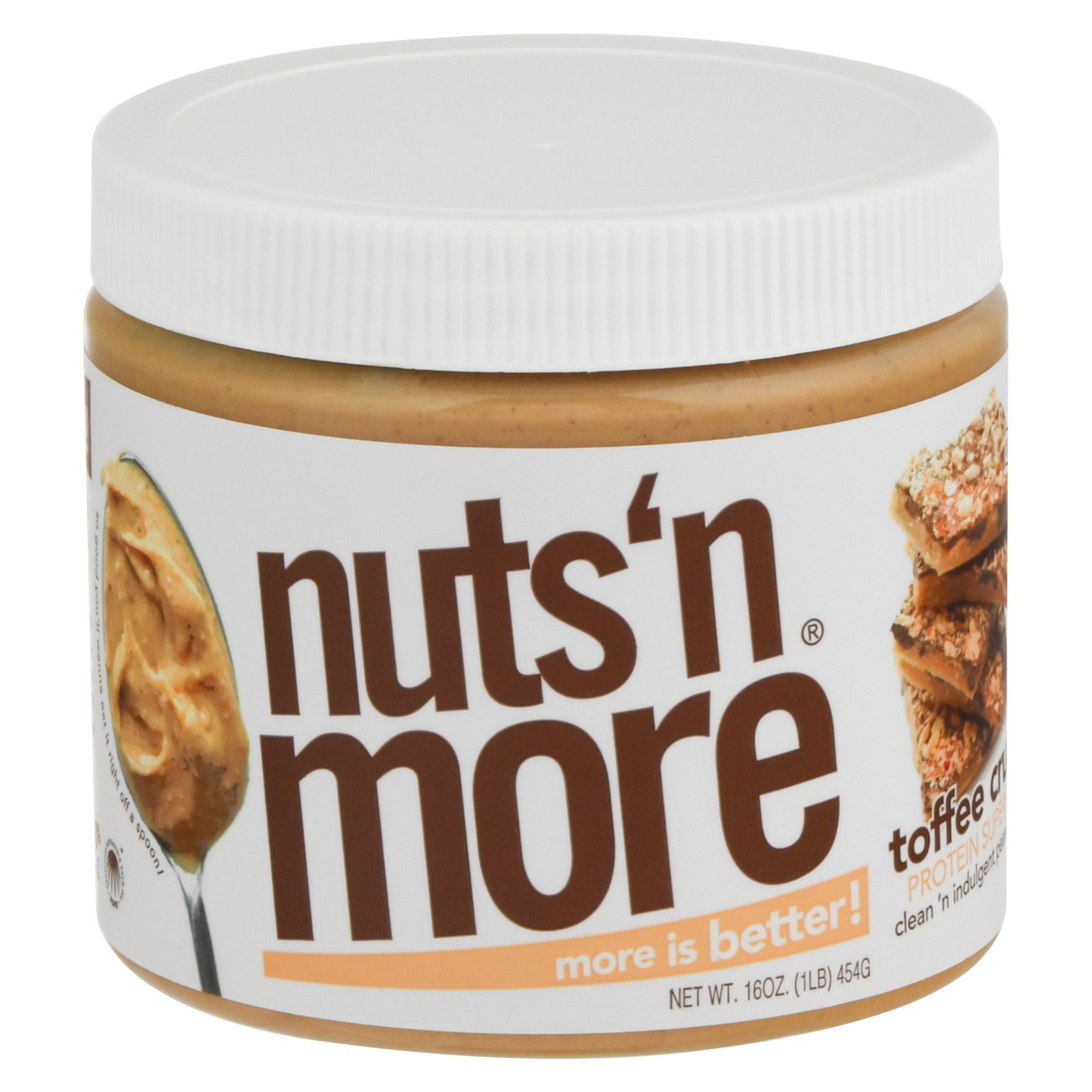 Nuts 'n More High Protein Peanut Butter - Toffee Crunch - Shop Peanut ...