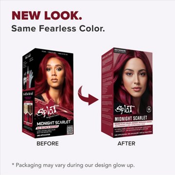 Splat Rebellious Colors Long Lasting Hair Color - Midnight Scarlet