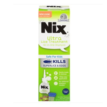 Nix Ultra Shampoo All-In-One Lice Treatment Kit, 4 oz
