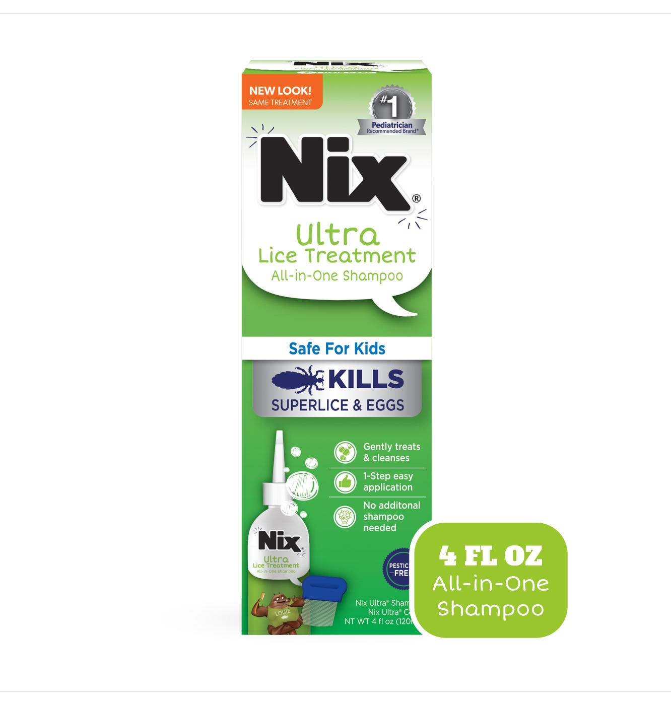 Nix Ultra Shampoo All-In-One Lice Treatment Kit; image 5 of 6