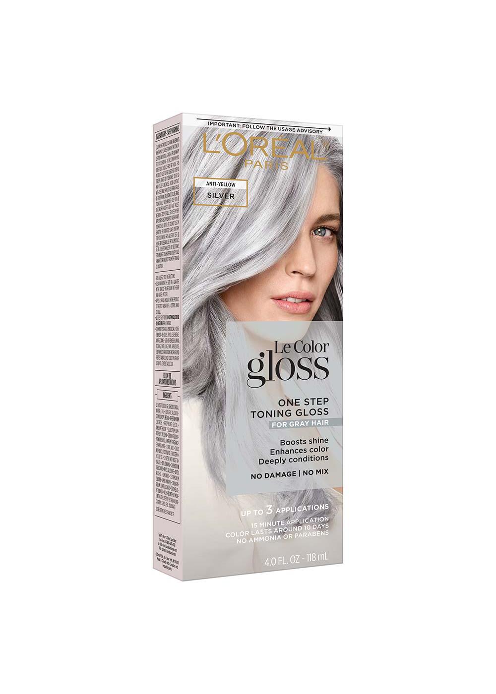 L'Oréal Paris Le Color Gloss One Step Toning Gloss - Silver; image 1 of 3