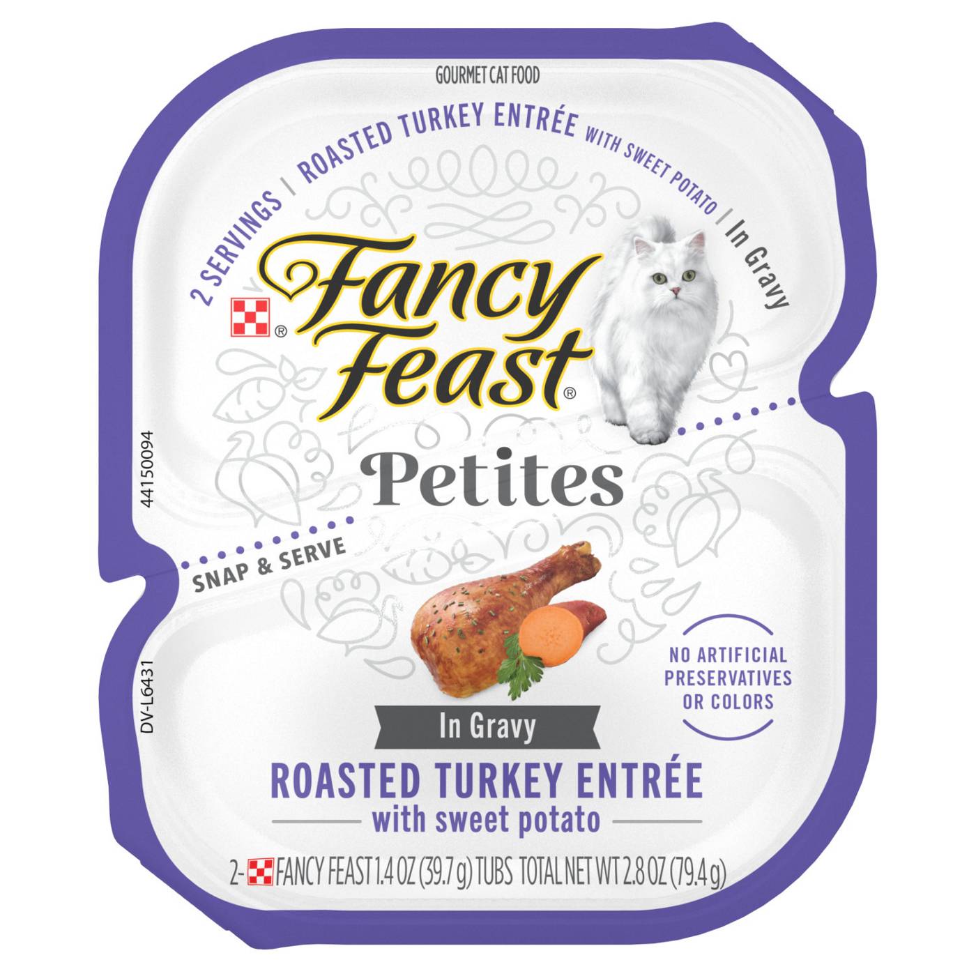 Fancy Feast Purina Fancy Feast Gourmet Gravy Wet Cat Food, Petites Turkey & Sweet Potato Entree; image 1 of 6