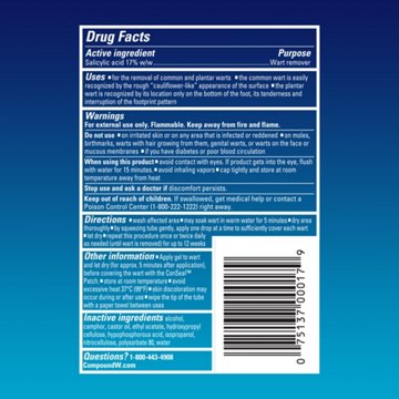 Compound W Gel Wart Remover + ConSeal Patches