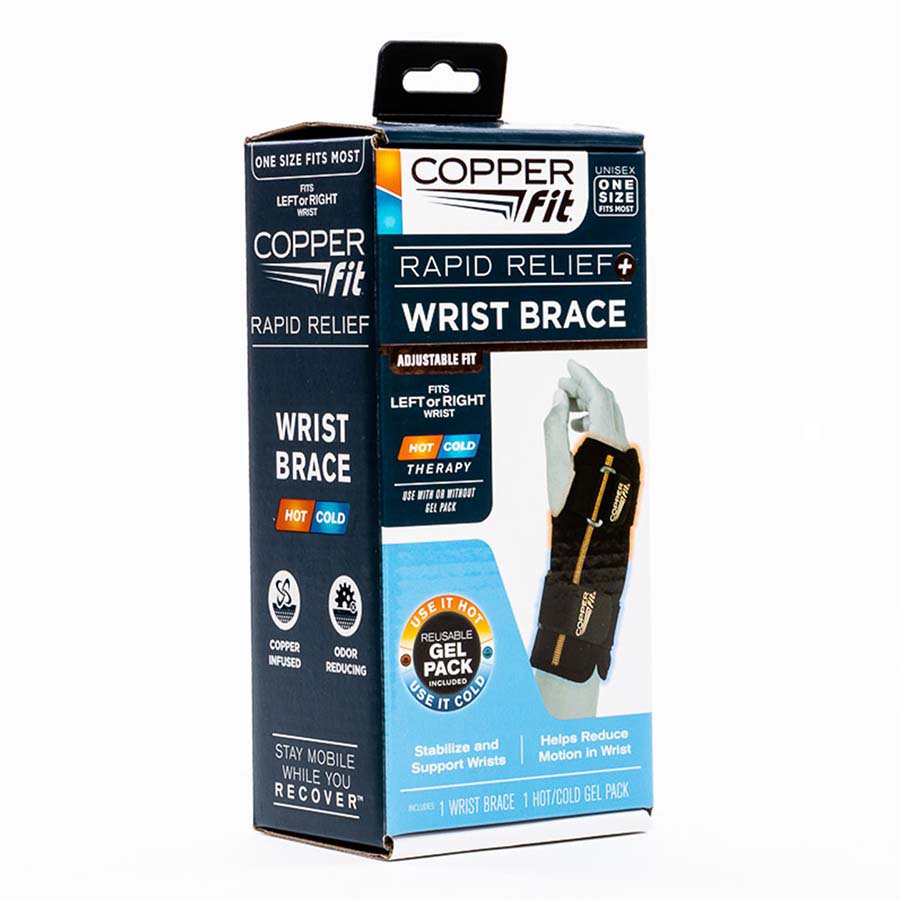 Copper Fit Rapid Relief + Adjustable Wrist Brace Shop Sleeves