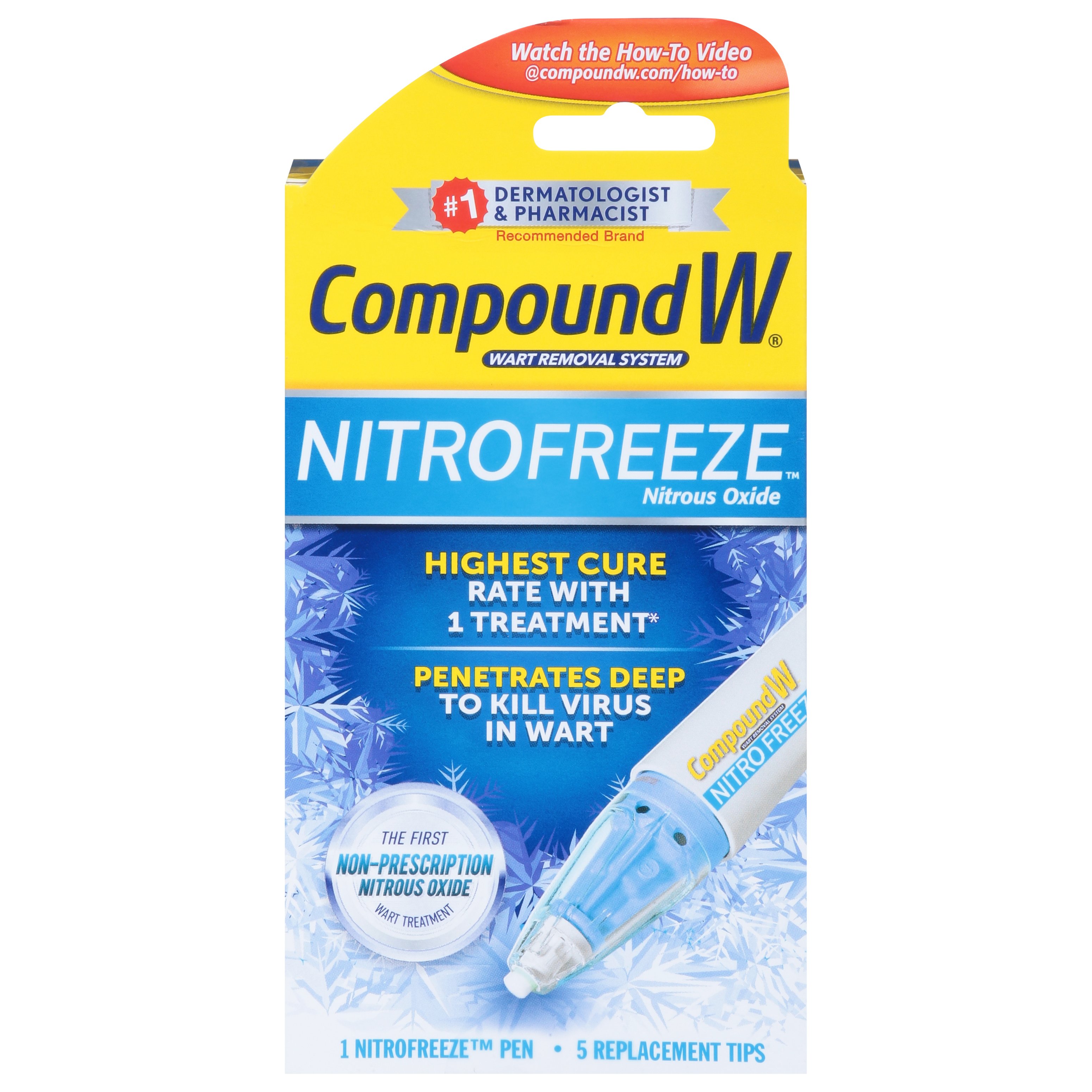 Compound W Nitro Freeze Wart Removal System - Shop Skin & Scalp Treatments  at H-E-B
