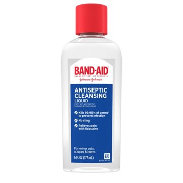Band-Aid Antiseptic Cleaning Liquid, 6 oz