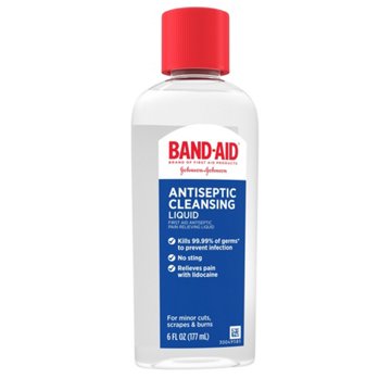 Band-Aid Antiseptic Cleaning Liquid, 6 oz