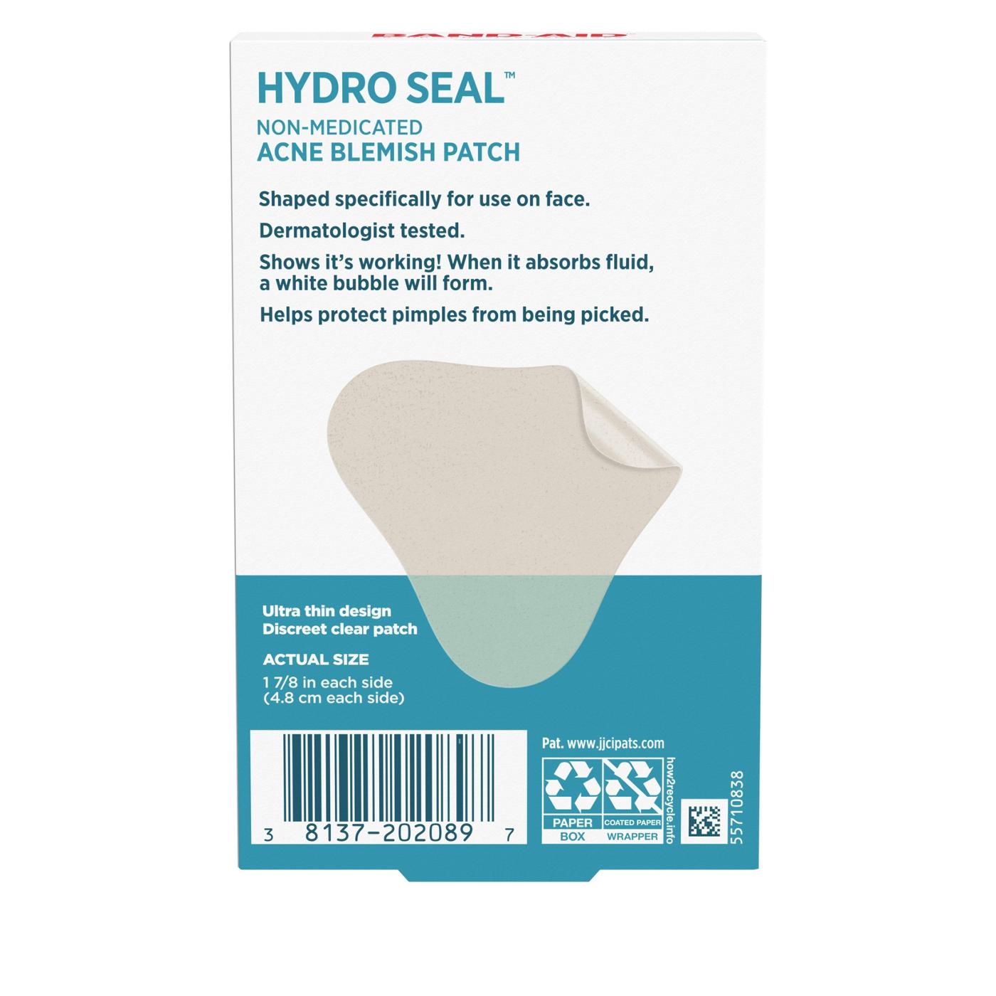 Band-Aid Hydro Seal Non-Medicated Acne Blemish Patches; image 2 of 3