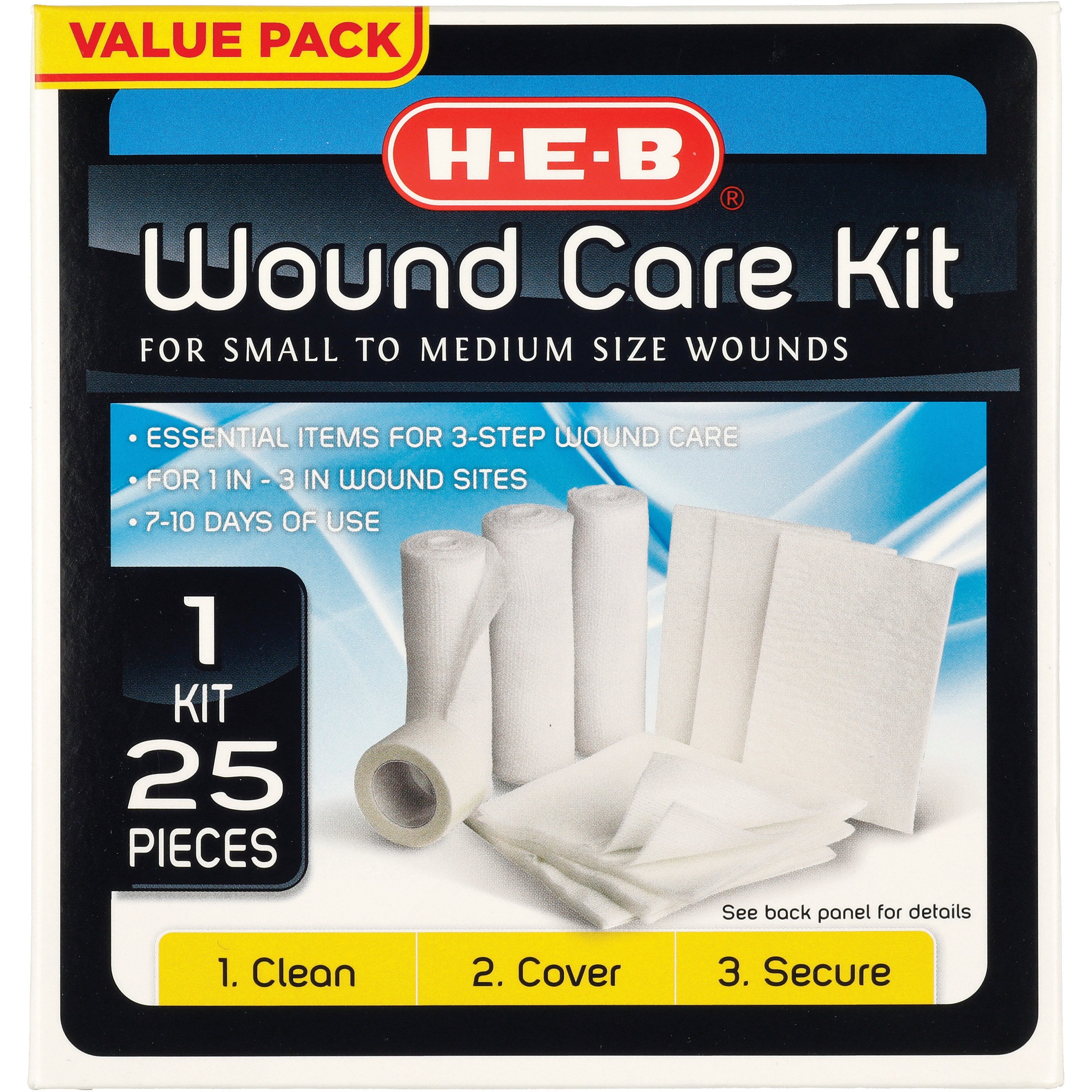 Wound Care Kit, Assorted Sizes, 25 count