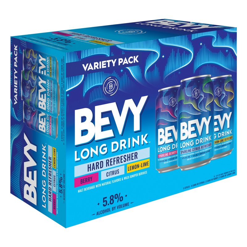 bevy long drink calories