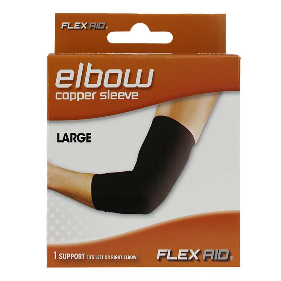 Flex Aid Elbow Copper Sleeve Large Shop Sleeves & Braces at HEB