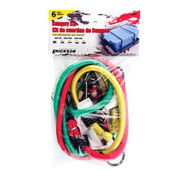 Erickson Assorted Bungey Cord Kit, 6 ct