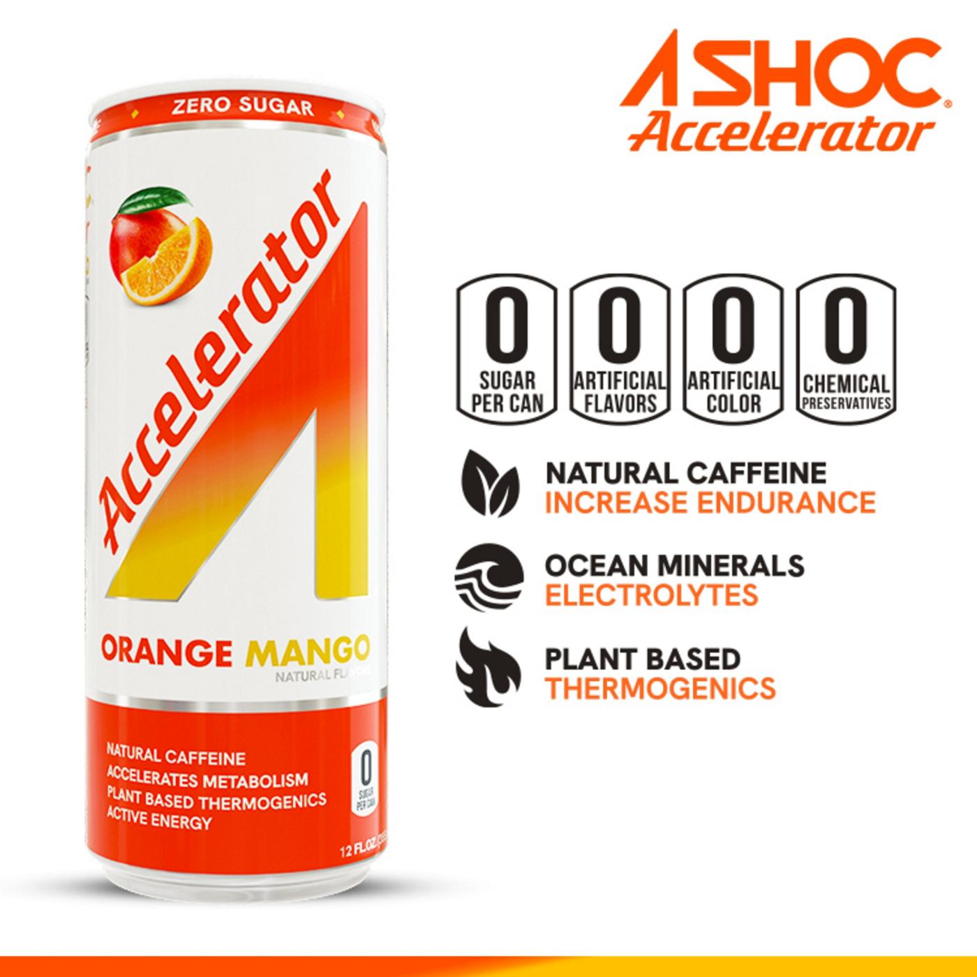 Accelerator Zero Sugar Energy Drink - Orange Mango; image 4 of 6