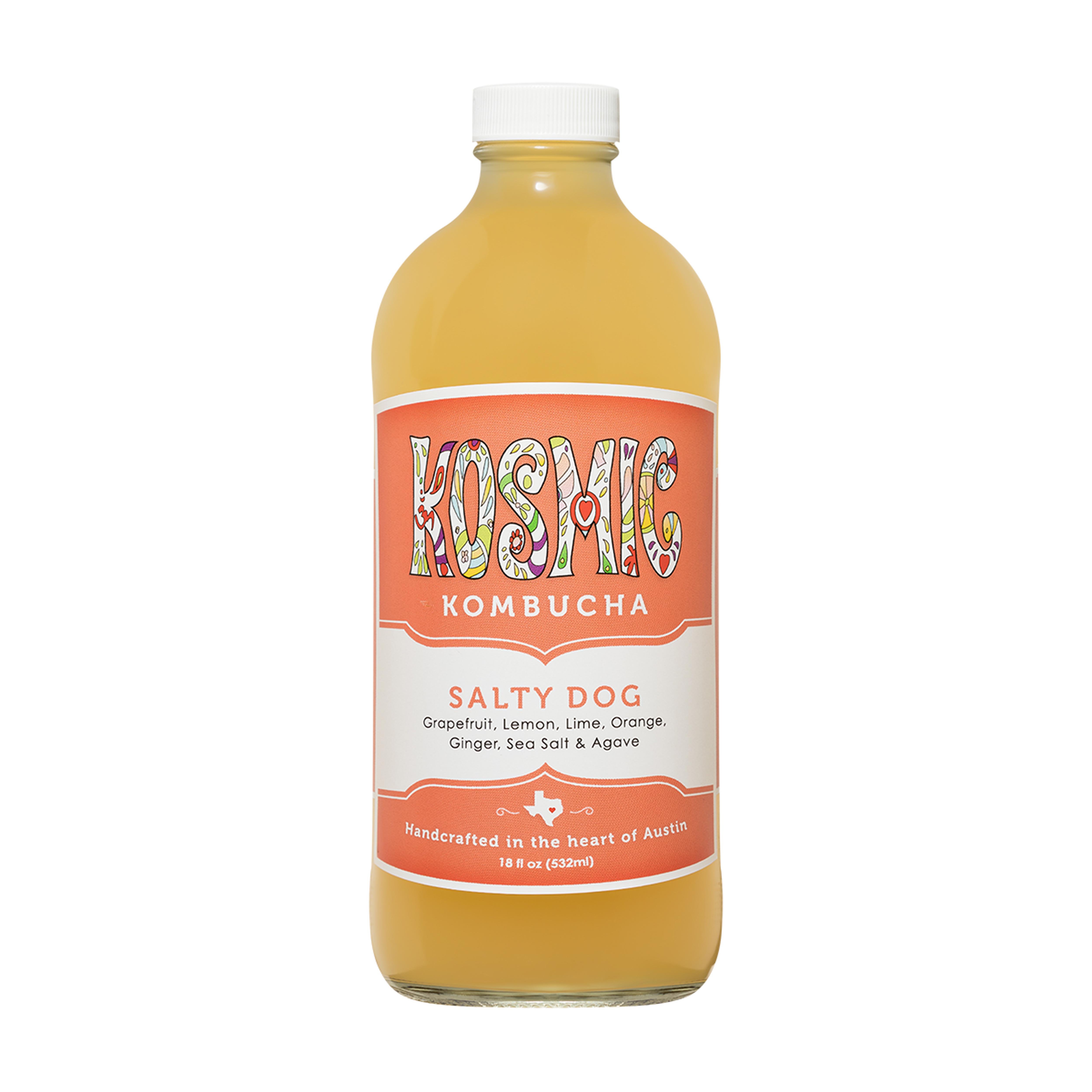Kosmic Kombucha Salty Dog Kombucha, 16.9 oz