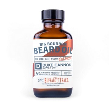 Duke Cannon Big Bourbon Beard Oil Oak Barret, 3 oz