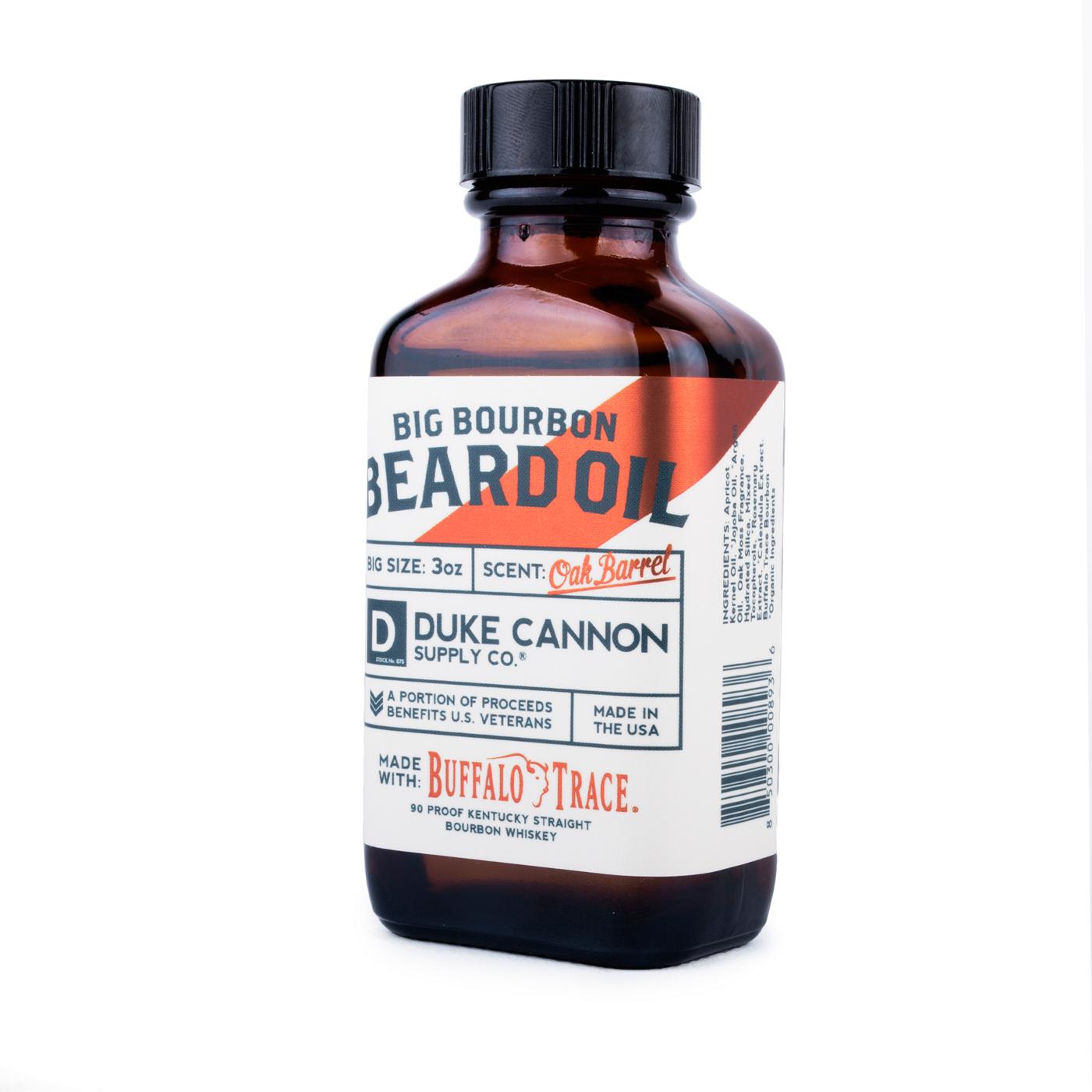 Duke Cannon Big Bourbon Beard Oil Oak Barret; image 2 of 3