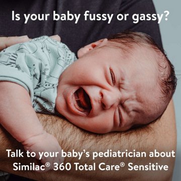 Similac Sensitive 360 Total Care Ready to Feed Infant Formula, 2 oz Bottles, 12 ct