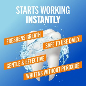 TheraBreath Whitening Fresh Breath Oral Rinse - Dazzling Mint, 16 oz