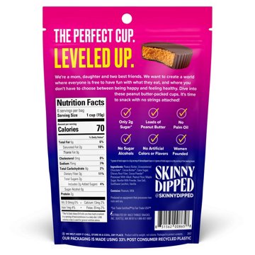 SkinnyDipped Dark Chocolate Peanut Butter Cups