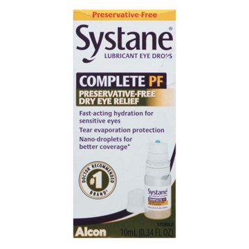 Systane Complete PF Lubricant Eye Drops, 0.34 oz