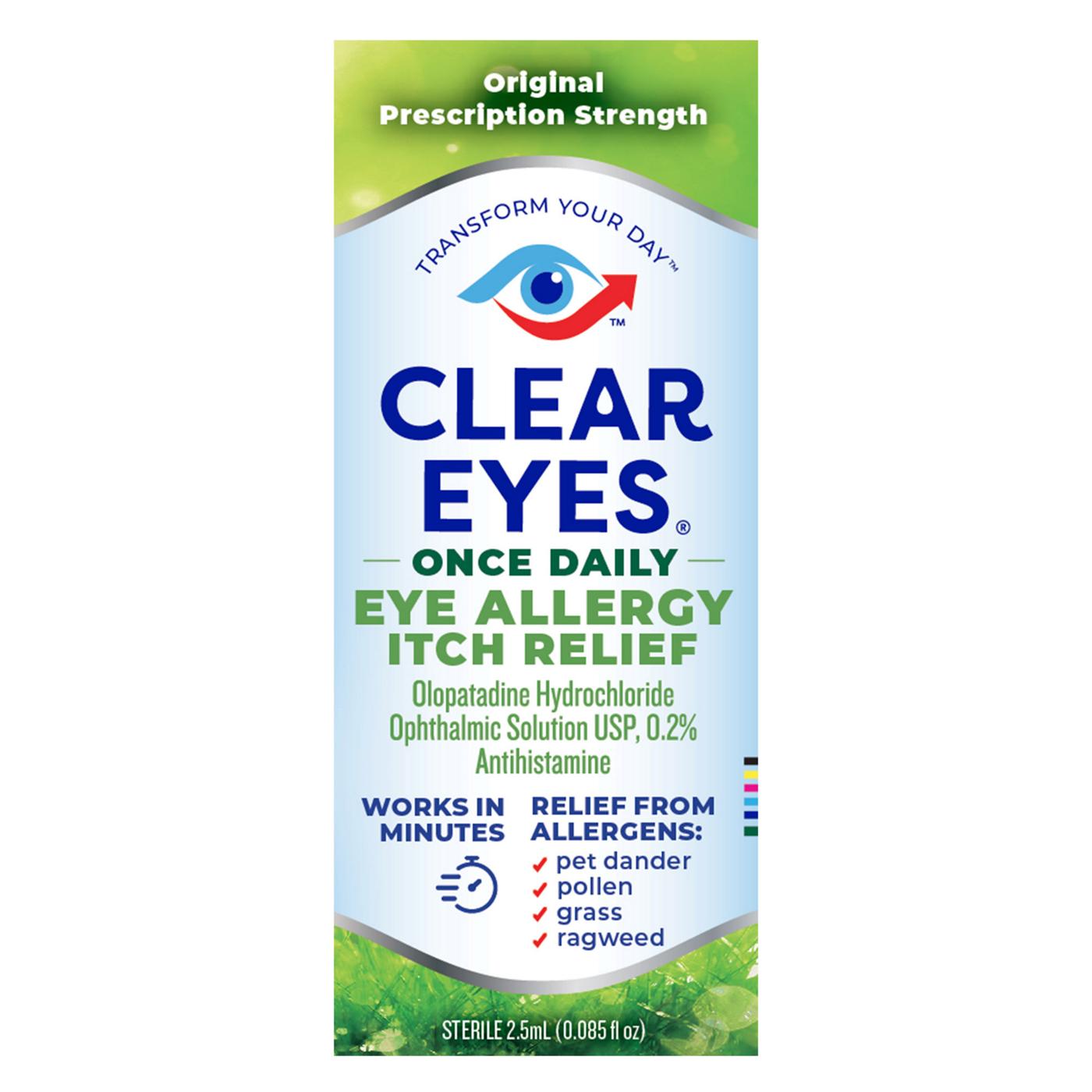 Clear Eyes Allergy Itch Relief Lubricant Eye Drops Shop Eye drops & lubricants at HEB