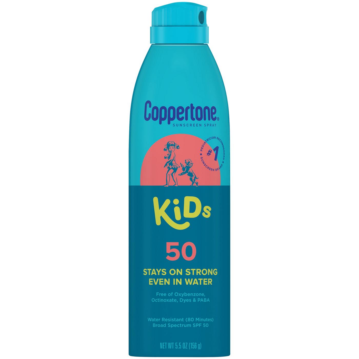 Coppertone Kids Sunscreen Spray SPF 50; image 1 of 3