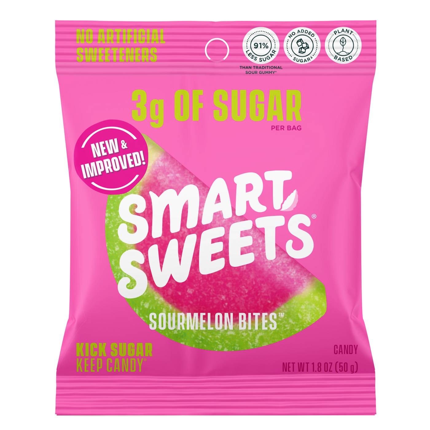 SmartSweets Sourmelon Bites Candy; image 1 of 3