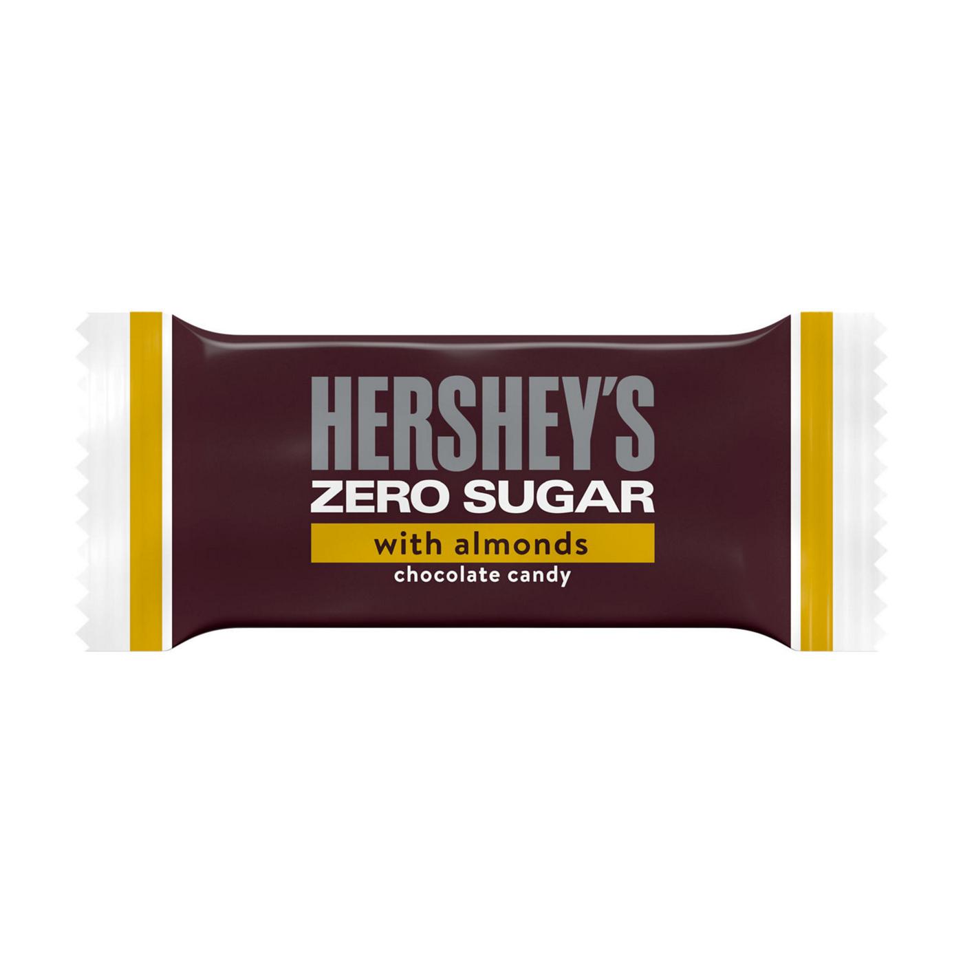 Hershey's Zero Sugar Chocolate with Almonds Candy Bars; image 7 of 7