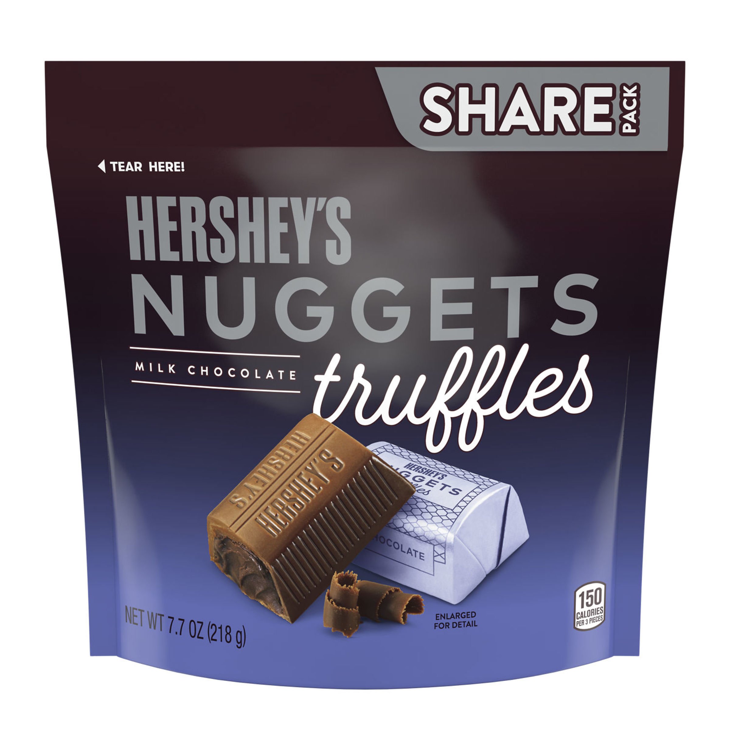 Hershey's Nuggets Milk Chocolate Truffles Candy Share Pack Shop