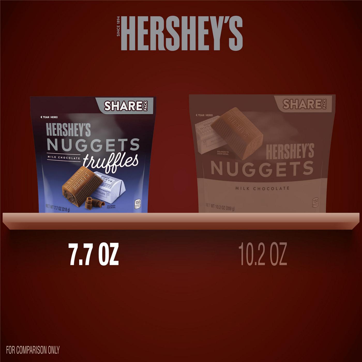 Hershey's Nuggets Milk Chocolate Truffles Candy Share Pack Shop