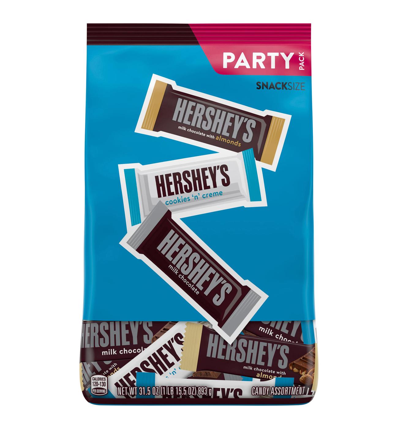 Hershey's Assorted Snack Size Chocolate Candy - Party Pack; image 1 of 7