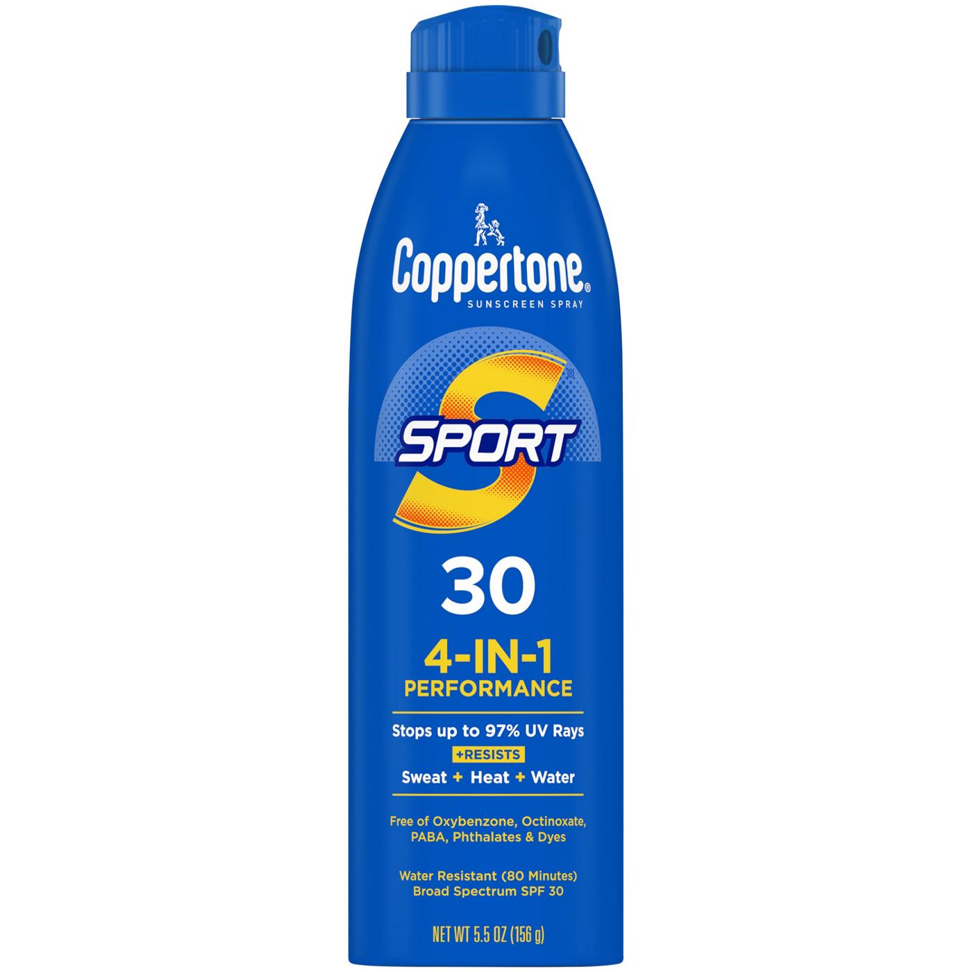 Coppertone Sport Sunscreen Spray SPF 30; image 1 of 3