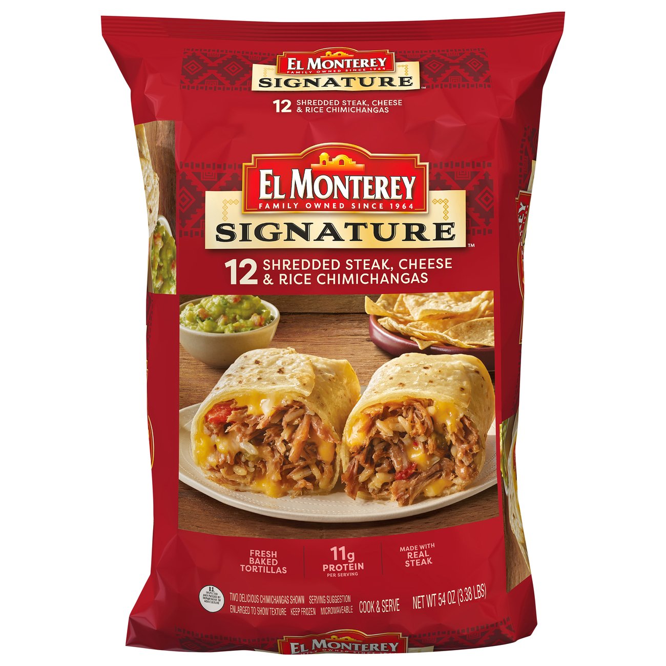 El Monterey® Chicken Cheese & Rice Chimichangas, 12 ct / 4.5 oz - Kroger