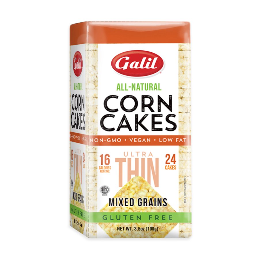 Galil Ultra Thin Corn Cakes Mixed Grains Shop Rice cakes at HEB