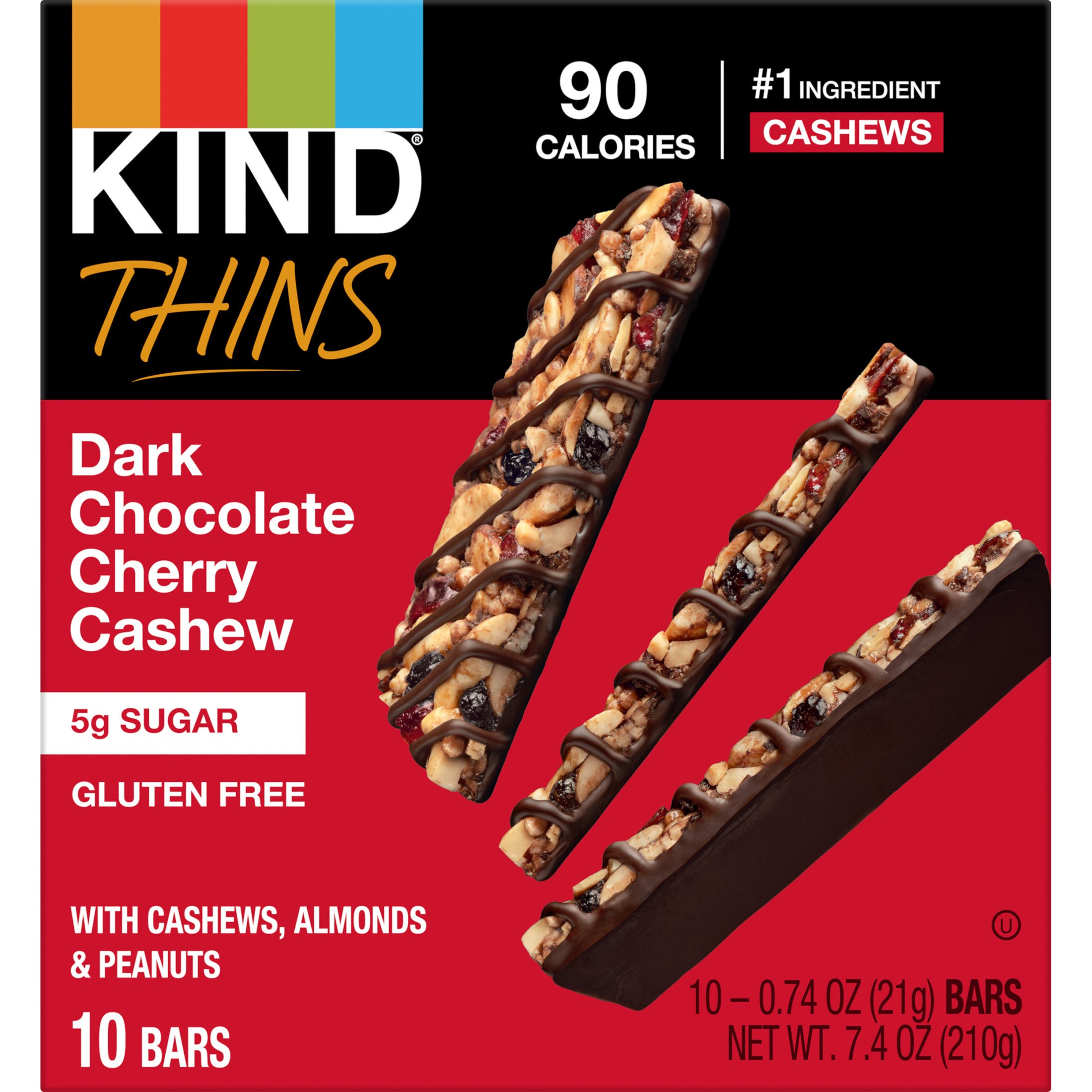 Kind Thins Snack Bars Dark Chocolate Cherry Cashew Shop Granola