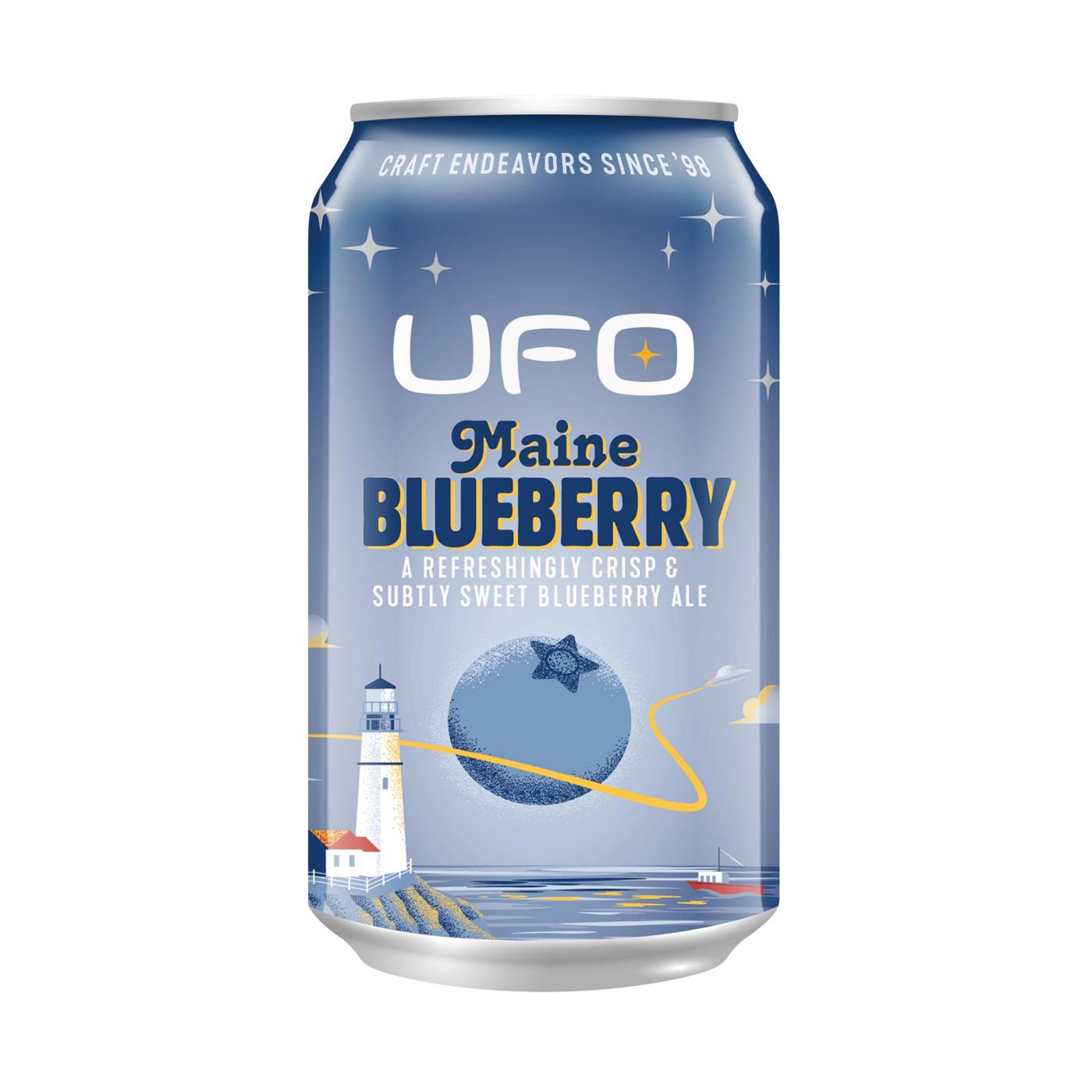 UFO Maine Blueberry Ale Beer 12 oz Cans Shop Beer at HEB