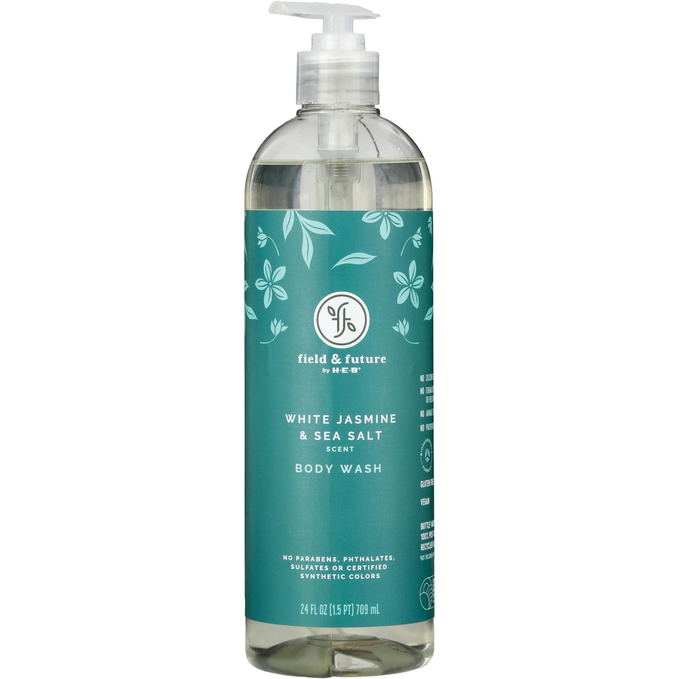Field & Future by H-E-B Body Wash - White Jasmine & Sea Salt; image 1 of 3